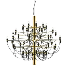 2097/50 lysekrone LED, messing