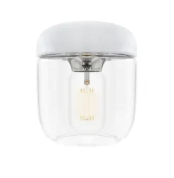 Acorn skærm, hvid/stål