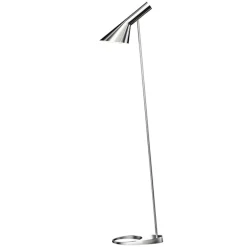 AJ gulvlampe, poleret stål