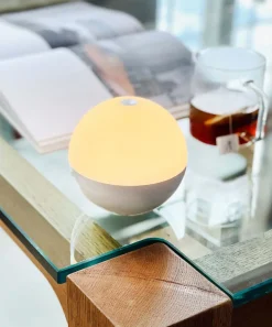 Alba Light Ball batterilampe / bordlampe, shiny hvid (2 stk.)