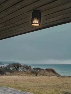 Aludra udendørs loftlampe, seaside sort