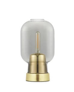 Amp bordlampe, Smoke/Messing