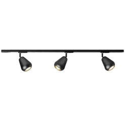 Anoli Spot skinne med 3 spots, sort