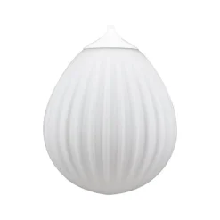 Around the World medium pendelskærm, opal/hvid