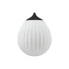 Around the World mini pendelskærm, opal/sort