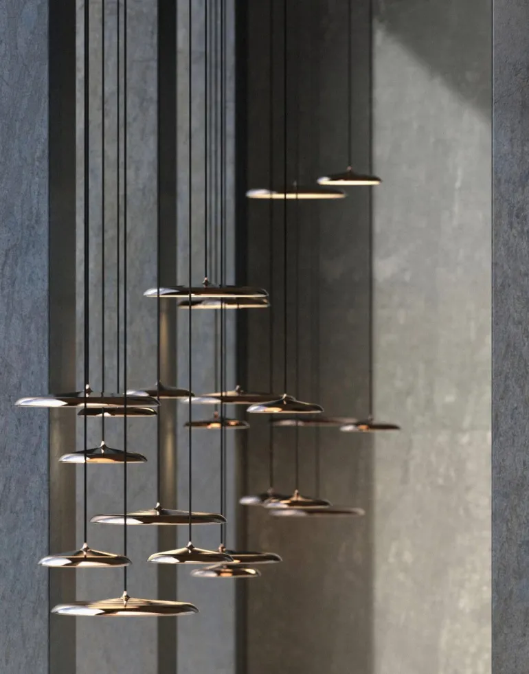 Artist 25 pendel LED, kobber