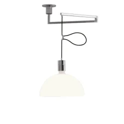 AS41C pendel, krom/hvid