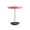 Asteria bordlampe m/USB, rose/messing