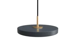 Asteria micro pendel, antrasit/messing