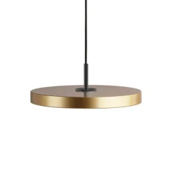 Asteria mini pendel, messing/sort