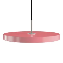 Asteria Plus medium pendel, rose/stål