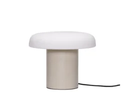 Ateliers bordlampe, sand/hvid