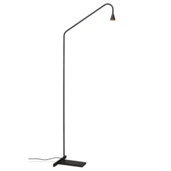 Austere gulvlampe, gunmetal