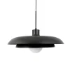 Ava pendel med glaskuppel, sort