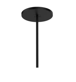 Baldakin for Wever Ducré pendel - enkel, delvist indbygget, sort