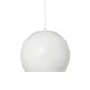 Ball Pendel Ø40, mat hvid
