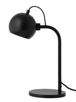 Ball Single bordlampe, mat sort