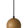Ball Wood pendel Ø12, eg