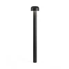 Bellhop Bollard H850 udendørs gulvlampe, sort
