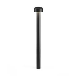 Bellhop Bollard H850 udendørs gulvlampe, sort