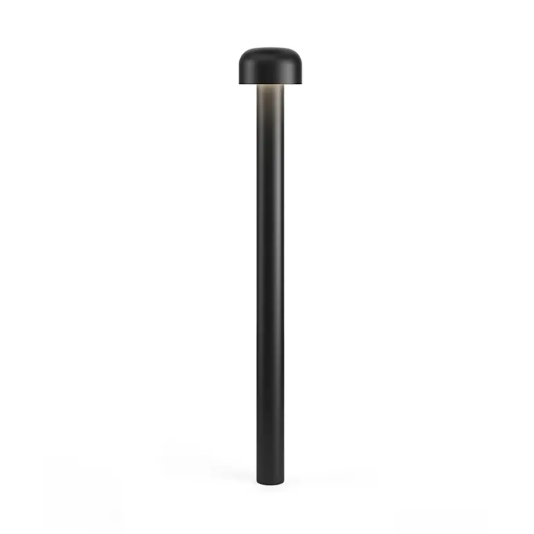 Bellhop Bollard H850 udendørs gulvlampe, sort