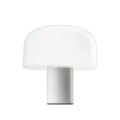 Bellhop Glas T bordlampe, hvid