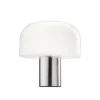 Bellhop Glas T bordlampe, bright aluminium
