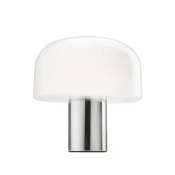 Bellhop Glas T bordlampe, bright aluminium