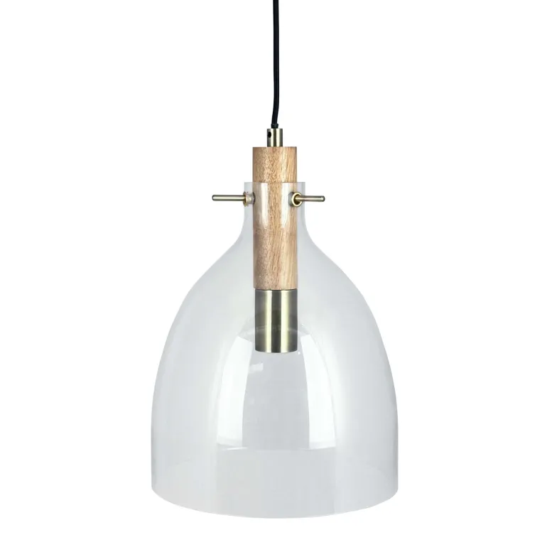 Bistro D30 pendel, klar/eg/messing