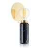 Blindspot Bordlampe, Sort marmor
