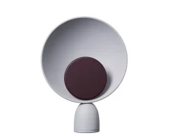 Blooper bordlampe, askegrå/figen lilla