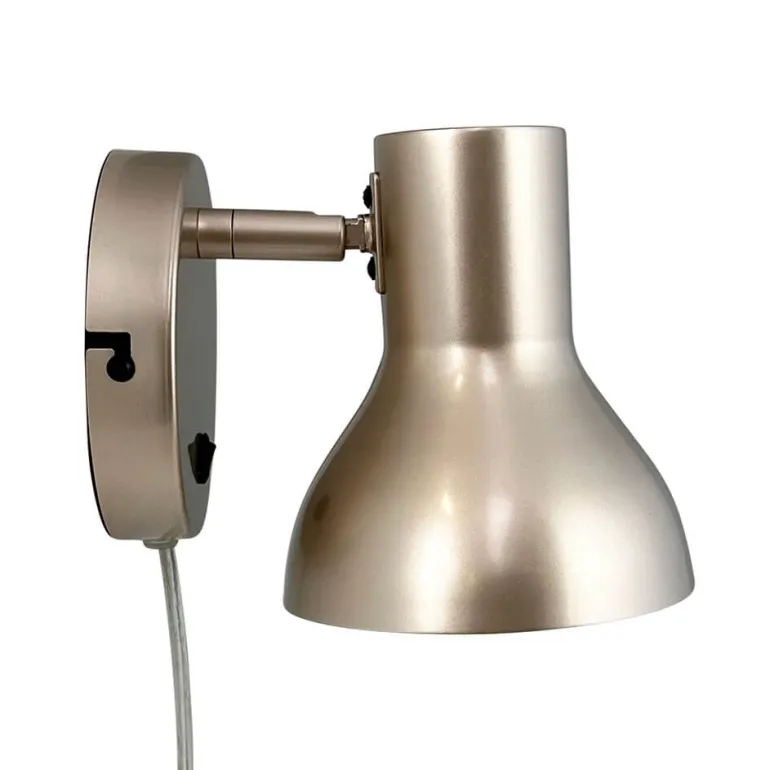 Bob væglampe, metallic beige