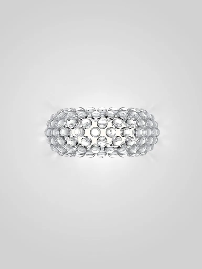 Caboche Plus Media væglampe, transparent