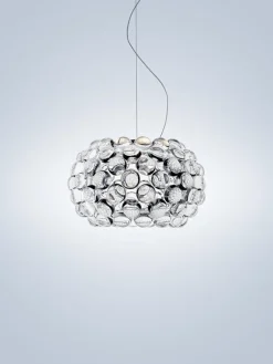 Caboche Plus Piccola pendel LED, transparent