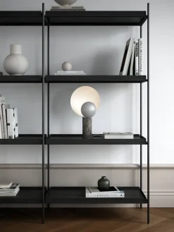 Caché bordlampe, grå