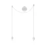 Cannonball Cluster 2 E27-ophæng, hvid
