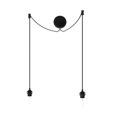 Cannonball Cluster 2 E27-ophæng, sort