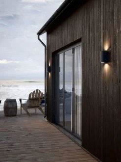 Canto Maxi 2 udendørs væglampe, seaside sort