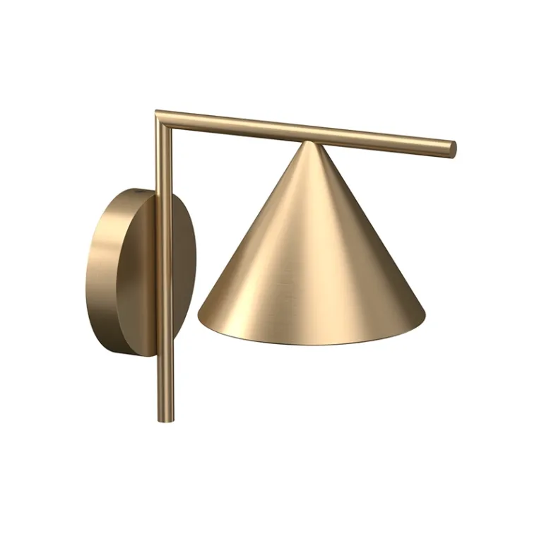 Captain Flint udendørs væglampe, messing