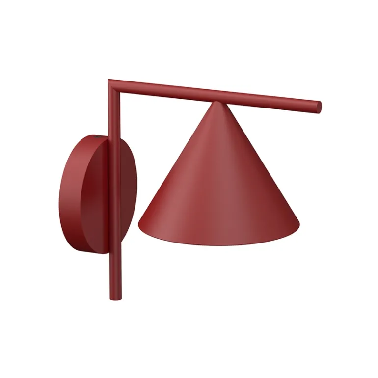 Captain Flint udendørs væglampe, rød