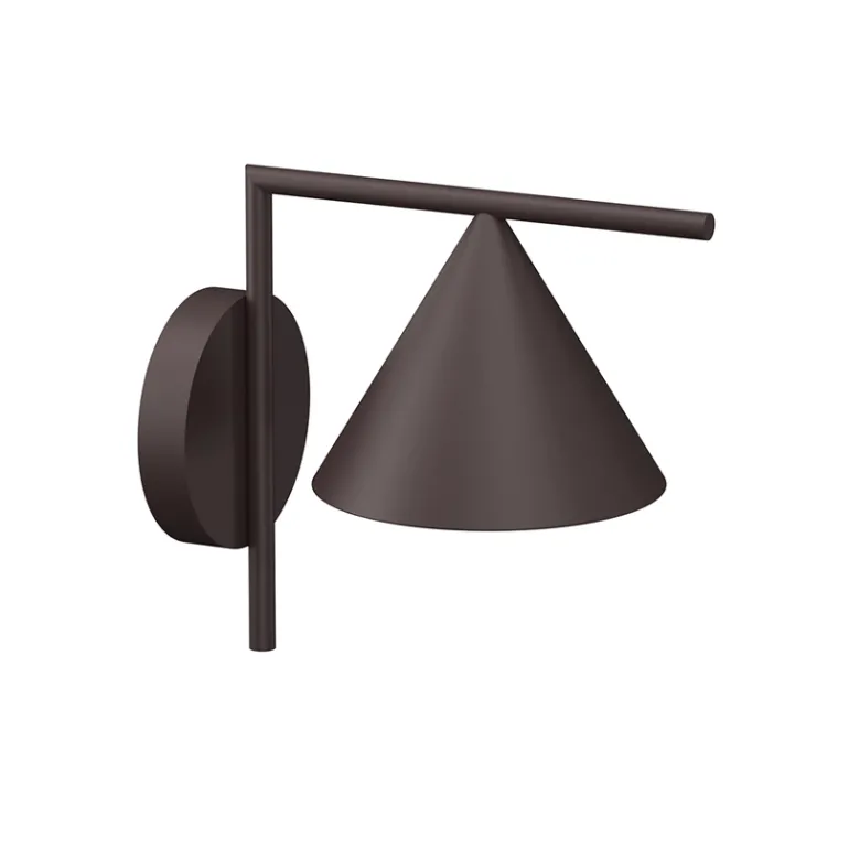 Captain Flint udendørs væglampe, brun