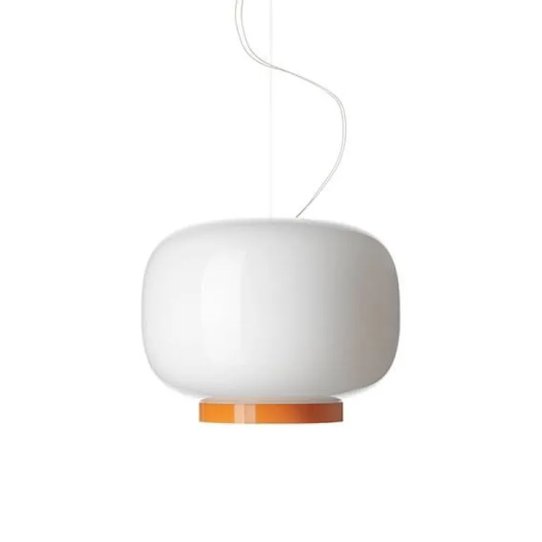 Chouchin 1 Reverse LED pendel m/dæmper, hvid/guld