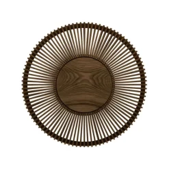 Clava Up Wood large væglampe, mørk eg