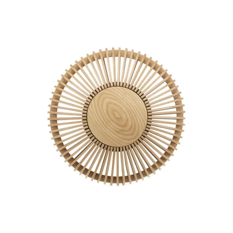 Clava Up Wood medium væglampe, eg