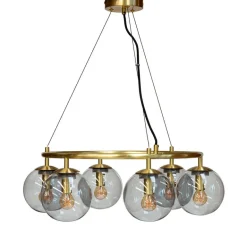 Como lysekrone, messing