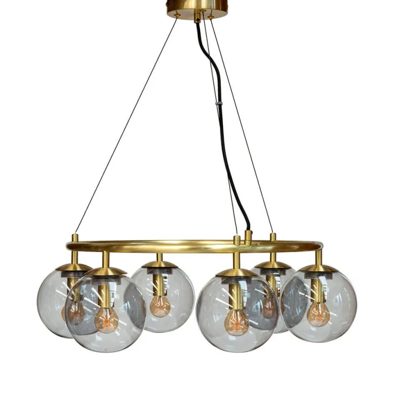 Como lysekrone, messing