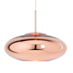 Copper bred pendel Ø50, kobber