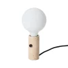 Core pendel / bordlampe, creme travertine