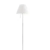 Costanza gulvlampe D13/D13tc, alu/ hvid