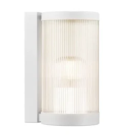 Coupar udendørs væglampe, hvid